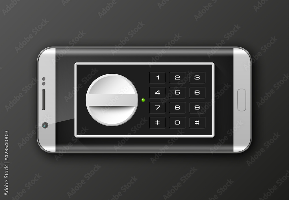 Banner smartphone & safe. Advertising promo poster phone & Strongbox icon. Communicator PDA Armored. Mobile banking combination lock. Electronic funds transfer. Hendy payments. Protection information Banner smartphone & safe. Advertising promo poster phone & Strongbox icon. Communicator PDA Armored. Mobile banking combination lock. Electronic funds transfer. Hendy payments. Protection information