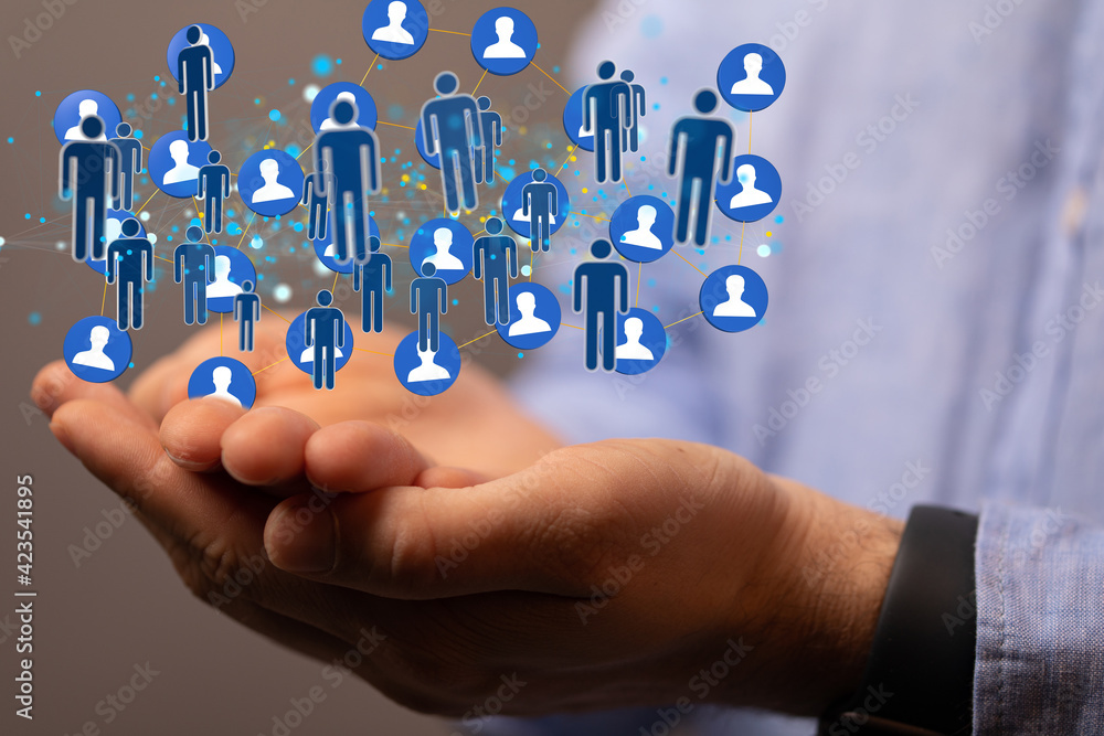 organization chart team concept networking business