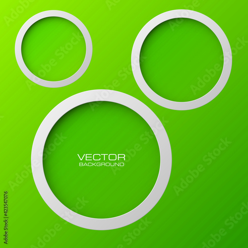 Abstract background with round holes and the second bottom
