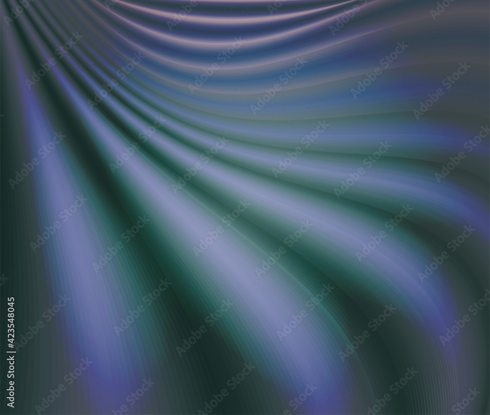 Fototapeta premium Modern stylish pattern texture. Repeating geometric pattern tiles with volume zigzag. Waves wallpaper pattern, web page background, surface textures. Spectrum waves background
