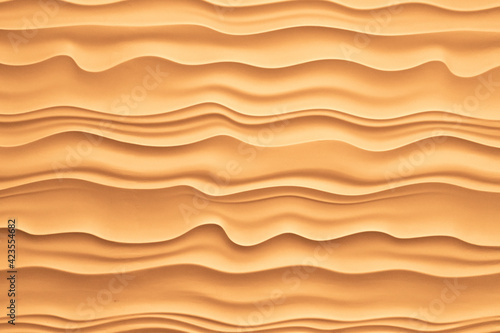 Wavy and sandy golden background