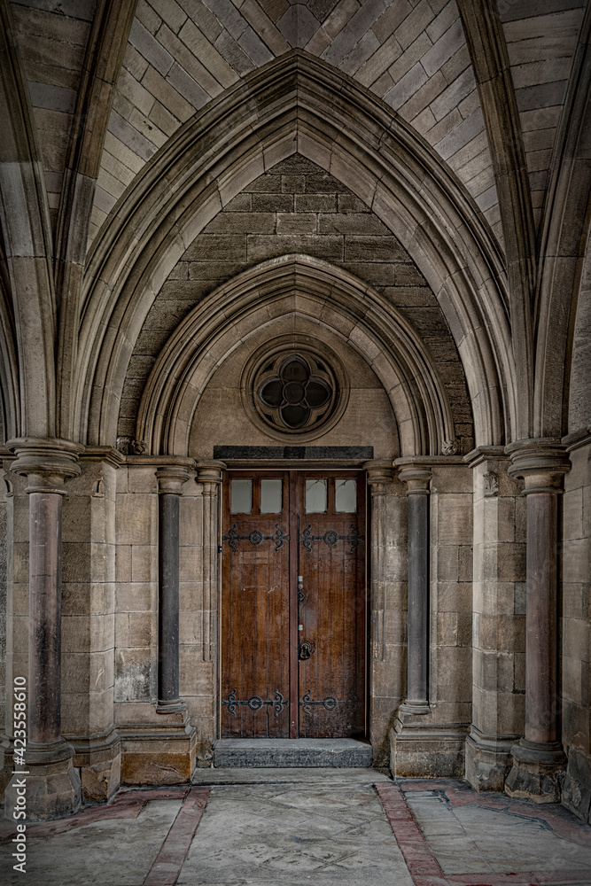 Glasgow University Cloisters Doorway