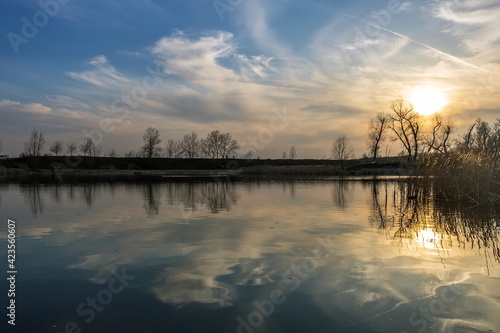 Reflections on the lake 