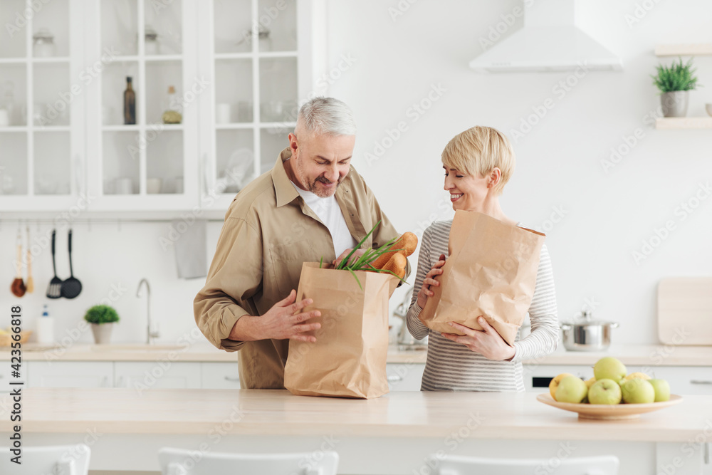 Grocery shopping, household chores together, online food delivery during covid-19 lockdown Grocery shopping, household chores together, online food delivery during covid-19 lockdown