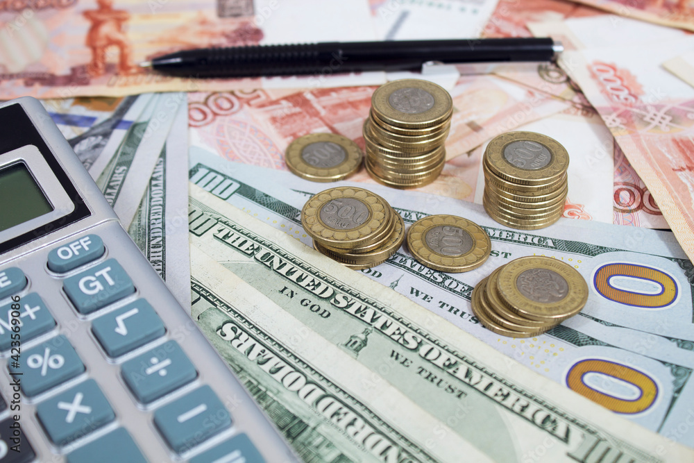 money with calculator