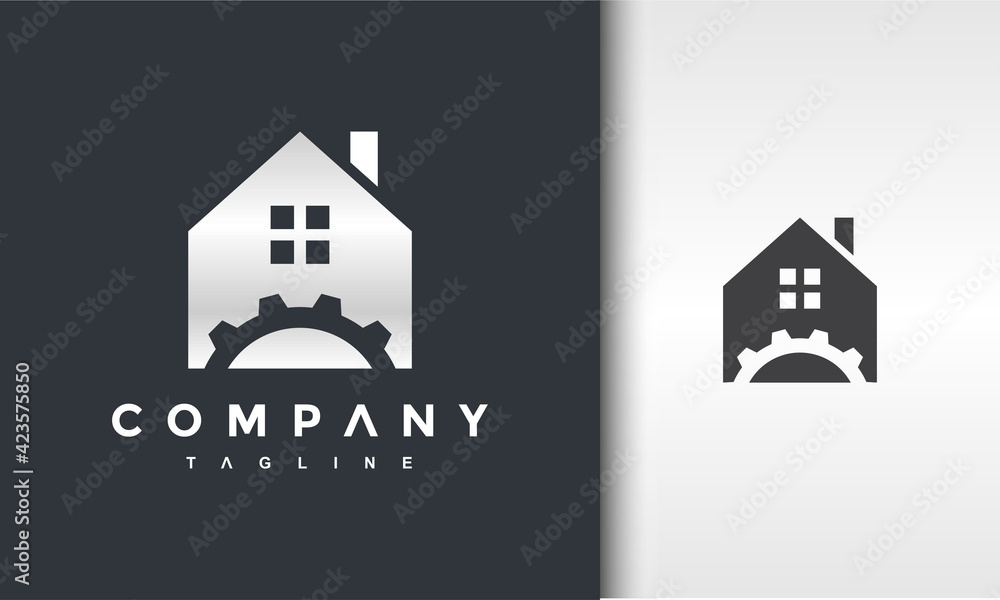 home real estate gear logo