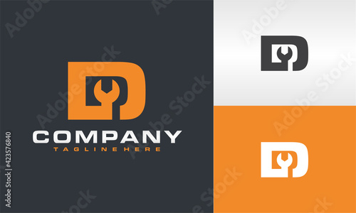 initial D wrench logo