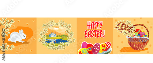 Easter images vector.