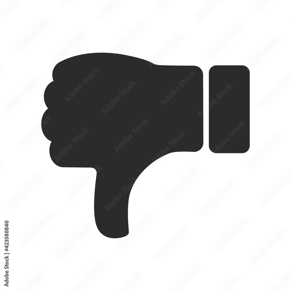 Thumb down, icon disapproval. Vote, hate or thumbs down, dislike for social networks. Thumb down, icon disapproval. Vote, hate or thumbs down, dislike for social networks.