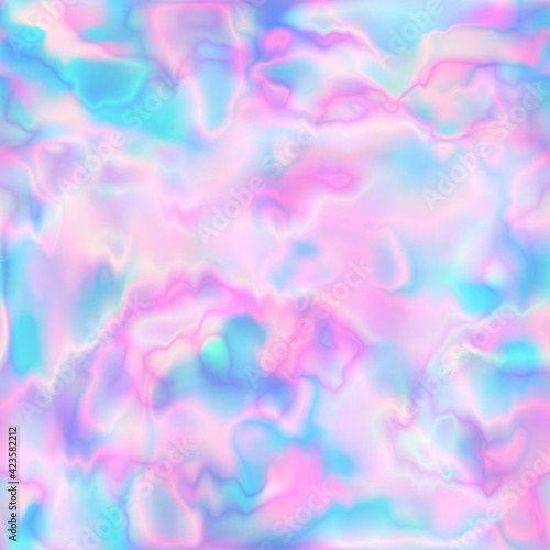 Pattern seamless marble pink, blue background texture, vector trendy holographic, pastel multicolored, color vibrant gradient backdrop, pastel blurred modern design, neon hologram, vivid, bright