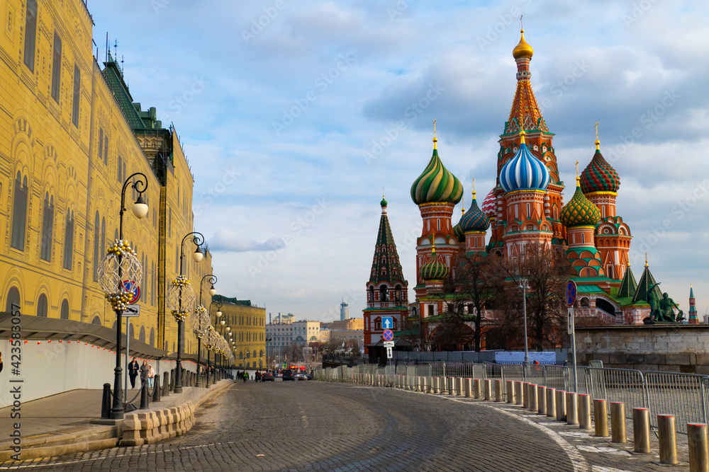 St. Basil's Cathedral near the Kremlin