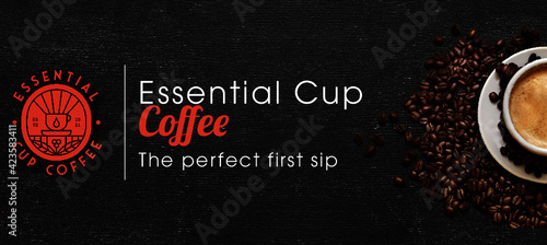 Coffee bean Facebook cover