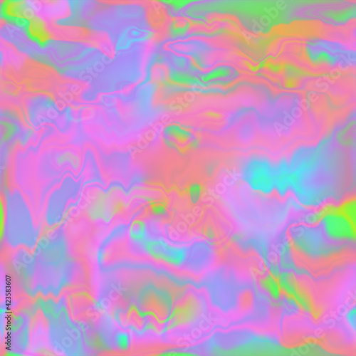 Pattern seamless background texture  vector trendy holographic  pastel multicolored  color vibrant gradient backdrop  pastel blurred marble modern design  neon hologram  vivid  bright  pink  blue