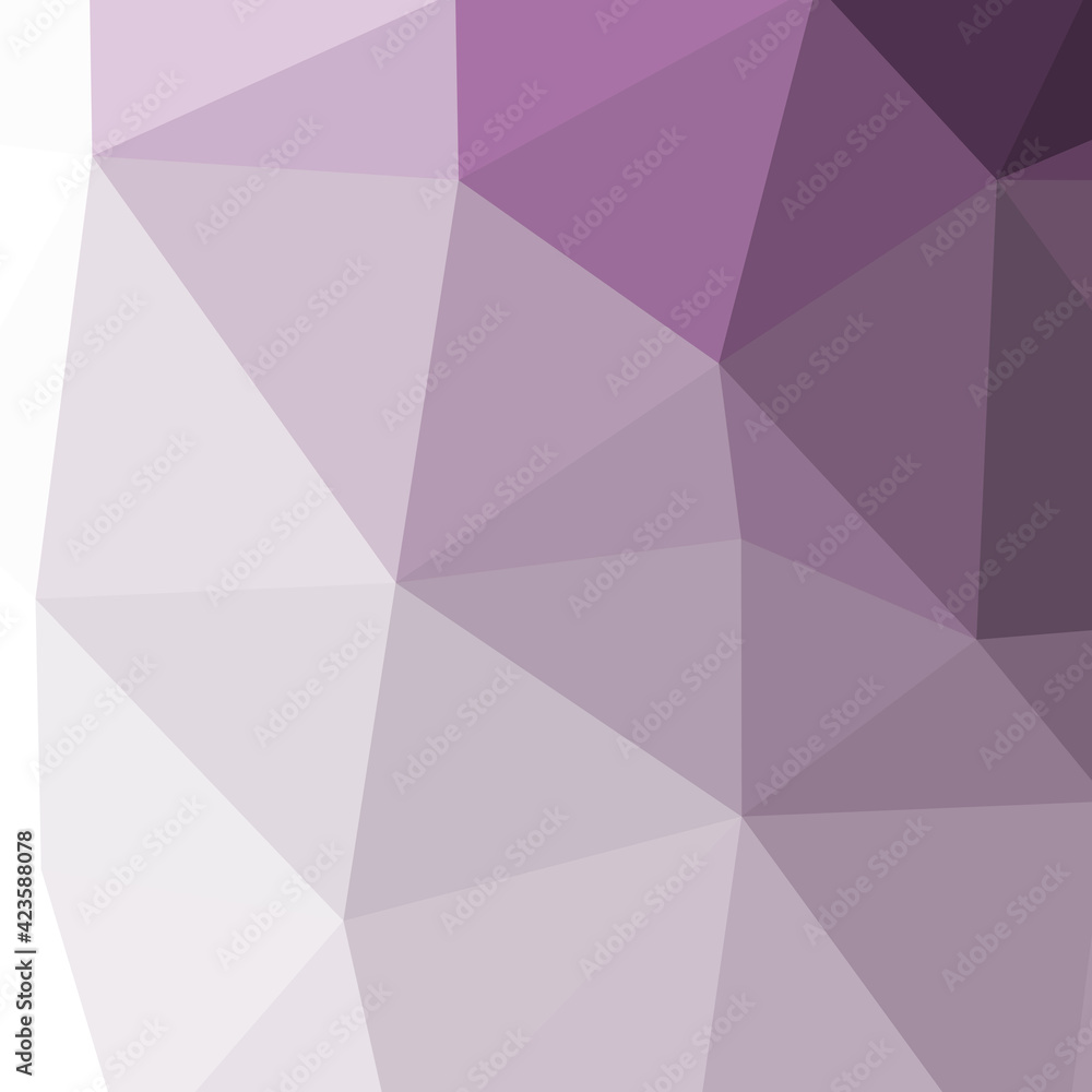 Obraz premium Abstract color Low-Polygones Generative Art background illustration