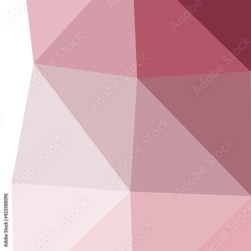 Abstract color Low-Polygones Generative Art background illustration