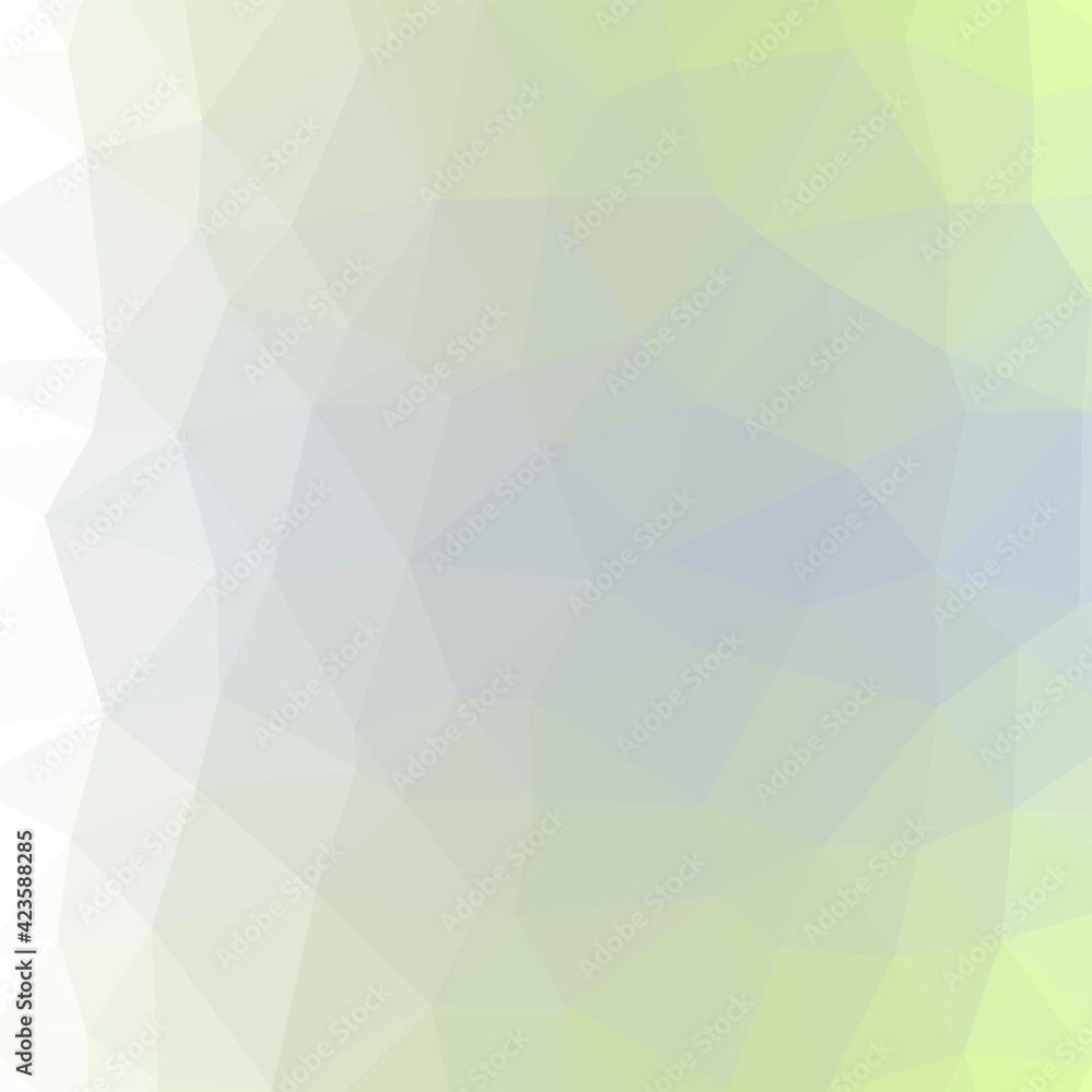 Abstract color Low-Polygones Generative Art background illustration