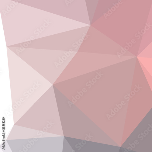 Abstract color Low-Polygones Generative Art background illustration