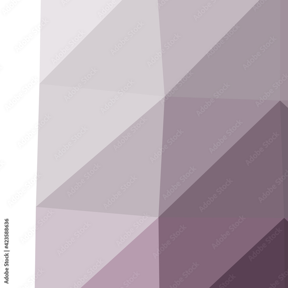 Fototapeta premium Abstract color Low-Polygones Generative Art background illustration