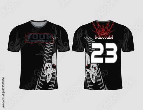 All sports team gear. Jersey mockup perfect for all sport team uniform. Design perfect for casual, t-shirt, fashion and sports apparels