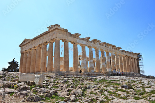 Parthenon, the most emblematic ancient temple in Athens, Greece, a symbol of culture and democracy all across the world. 