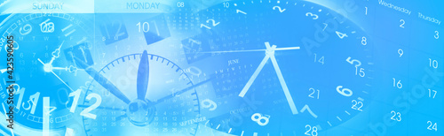 Slika na platnu Clocks and calendars