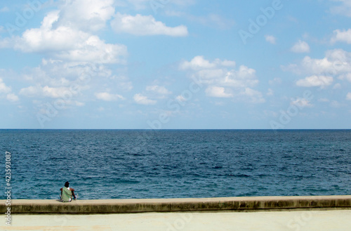 man on the pier