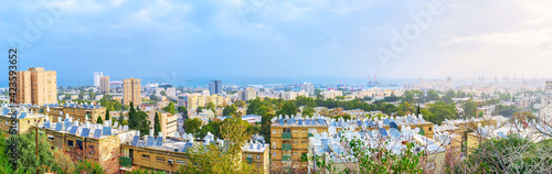 The housing of modern Haifa, Israel