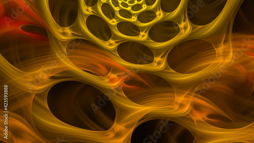 Abstract Computer generated Fractal design. A fractal is a never-ending pattern. Fractals are infinitely complex patterns that are self-similar across different scales. 2d rendering