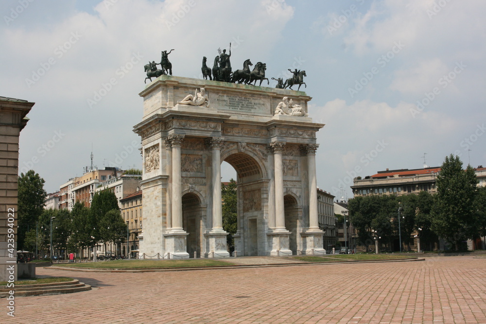 Obraz premium Arc de Triomphe Milan