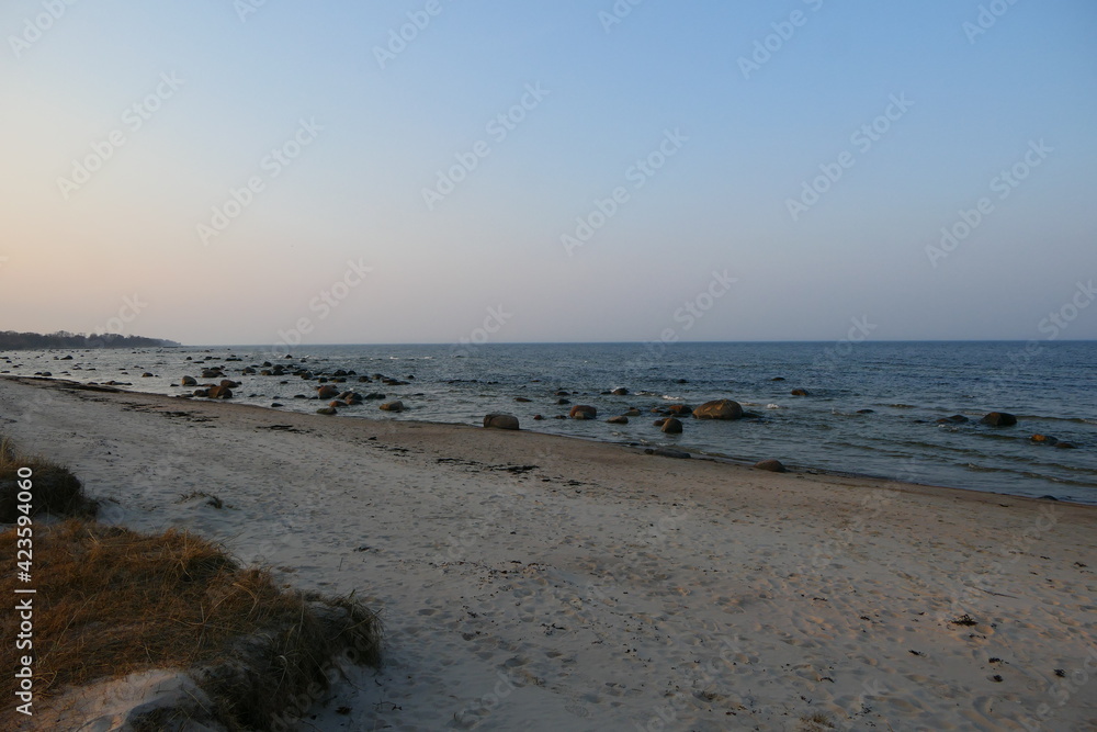 beach at sunset