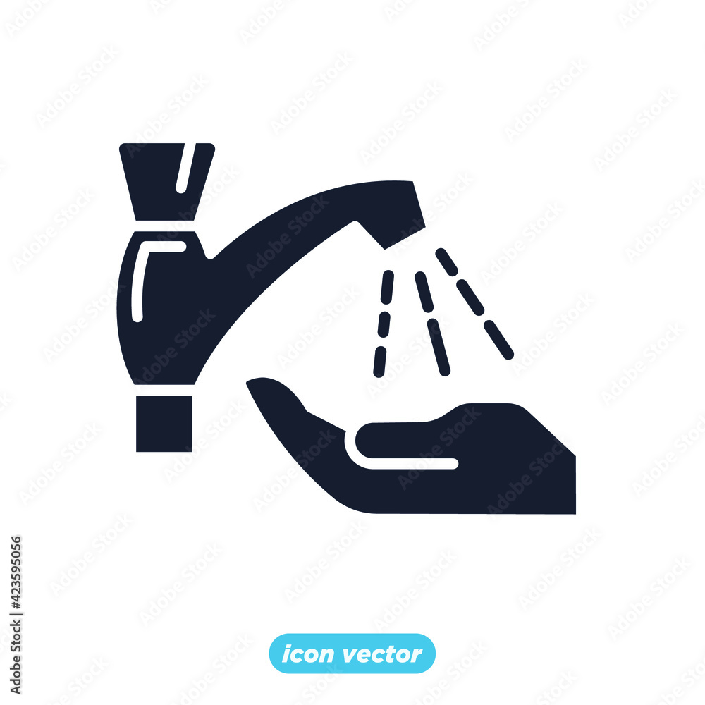 hand washing icon. hand hygiene symbol template for graphic and web design collection logo vector illustration hand washing icon. hand hygiene symbol template for graphic and web design collection logo vector illustration