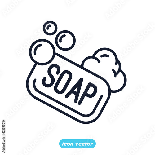 soap icon. soap symbol template for graphic and web design collection logo vector illustration