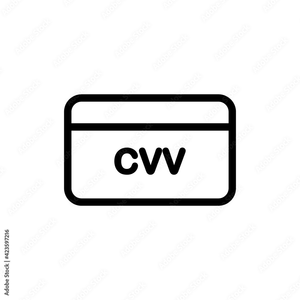 credit card icon vector from miscellaneous collection. Thin line credit card outline icon vector illustration. Outline, thin line credit card icon vector from miscellaneous collection. Thin line credit card outline icon vector illustration. Outline, thin line