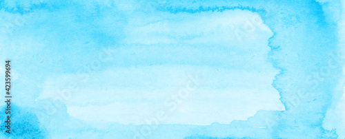 blue watercolor background © Valery