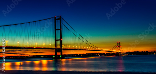 Humber Bridge at Dusk