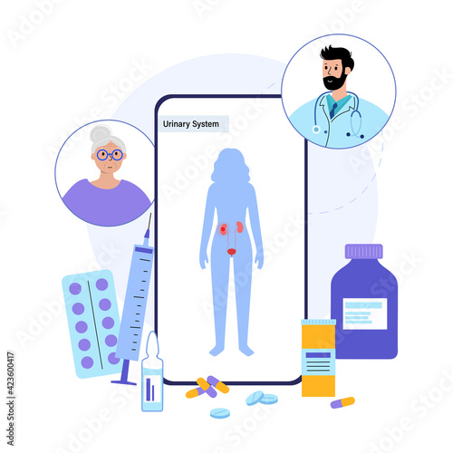 Kidney disease concept