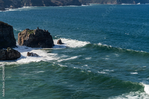 Coast of Galicia in Spain 