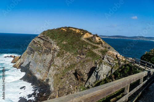 Coast of Galicia in Spain 