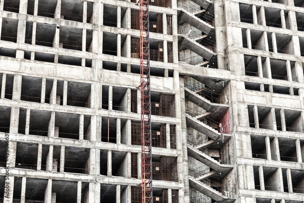 background construction apartments and crane gray pattern background construction apartments and crane gray pattern