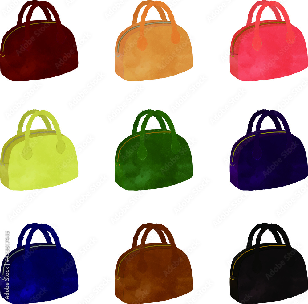 Various Multi-Color Mini Travel Bags Various Multi-Color Mini Travel Bags