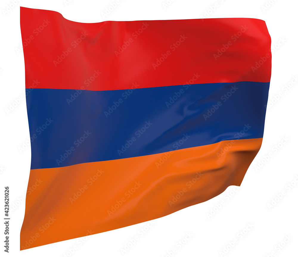 Obraz premium armenia flag isolated