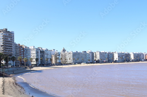Buildings Near A Beach On A Sunny Day