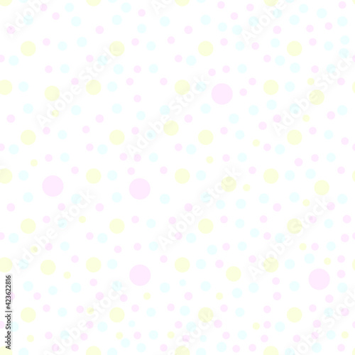 baby blue pattern Easter vector pattern with love on rainbow background Easter spring seamless baby boy background