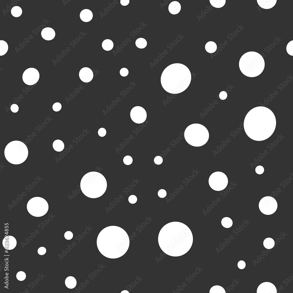 Irregular polka dots seamless pattern. Circle shapes texture background. Irregular polka dots seamless pattern. Circle shapes texture background.