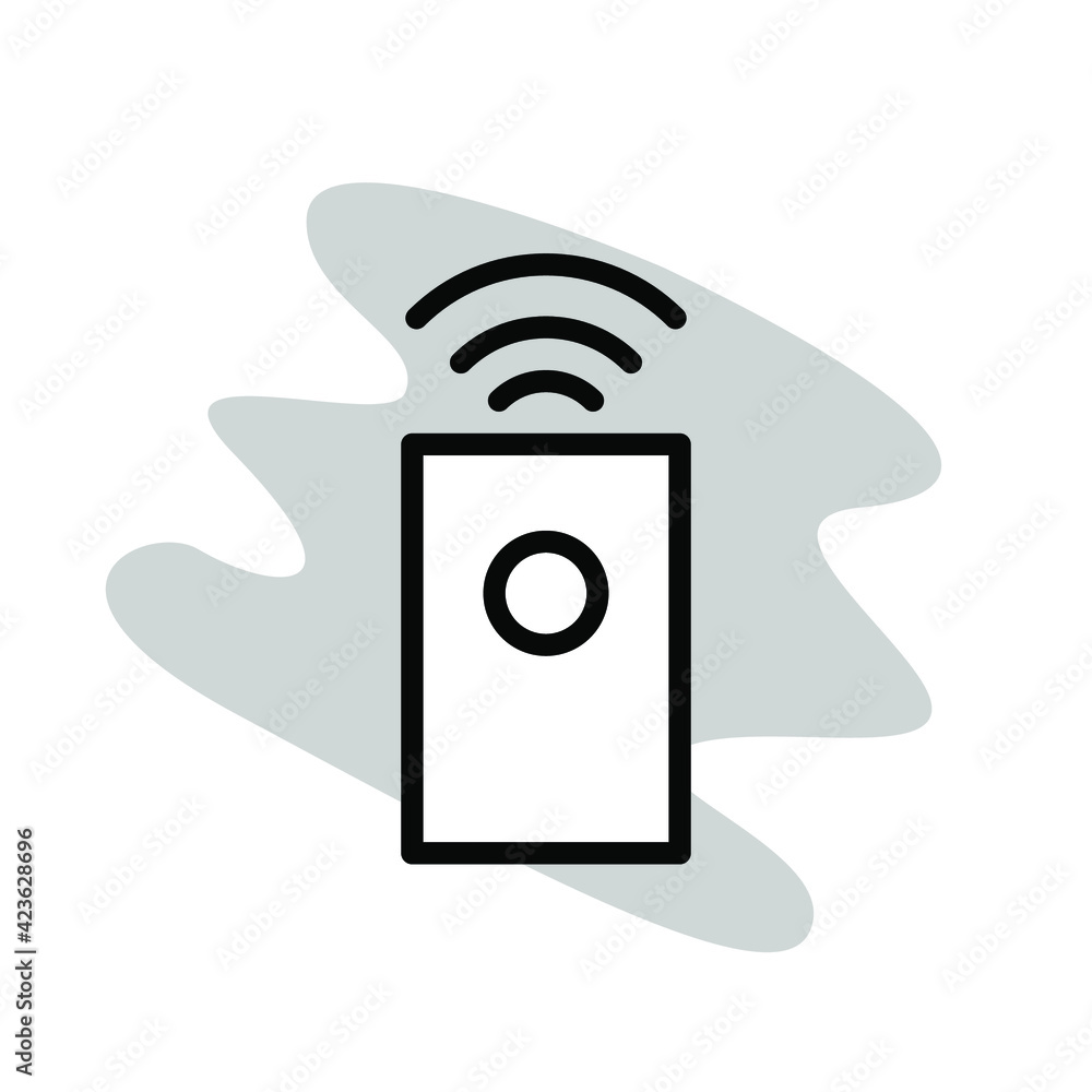 Illustration Vector graphic of remote control icon Illustration Vector graphic of remote control icon
