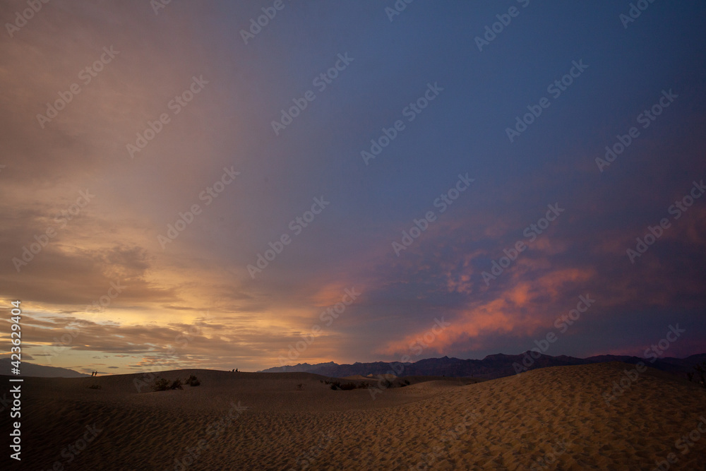 Obraz premium sunset in the desert