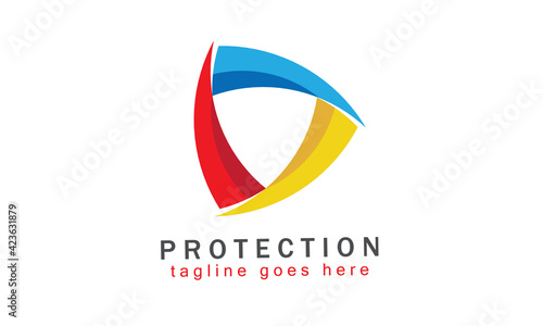 colorful shield logo design. isolated white protection logo template. modern logo for company. vector Free Download colorful shield logo design. isolated white protection logo template. modern logo for company. vector - GFXLoad