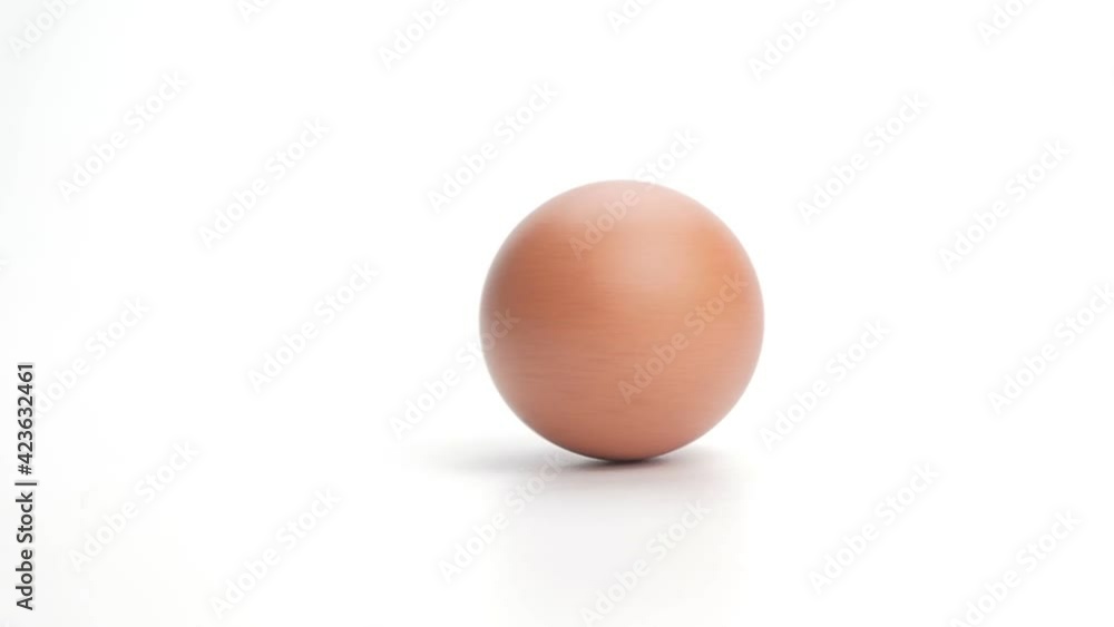 Slow motion Egg are rolling isolated on white background, Easter eggs background. Slow motion Egg are rolling isolated on white background, Easter eggs background.