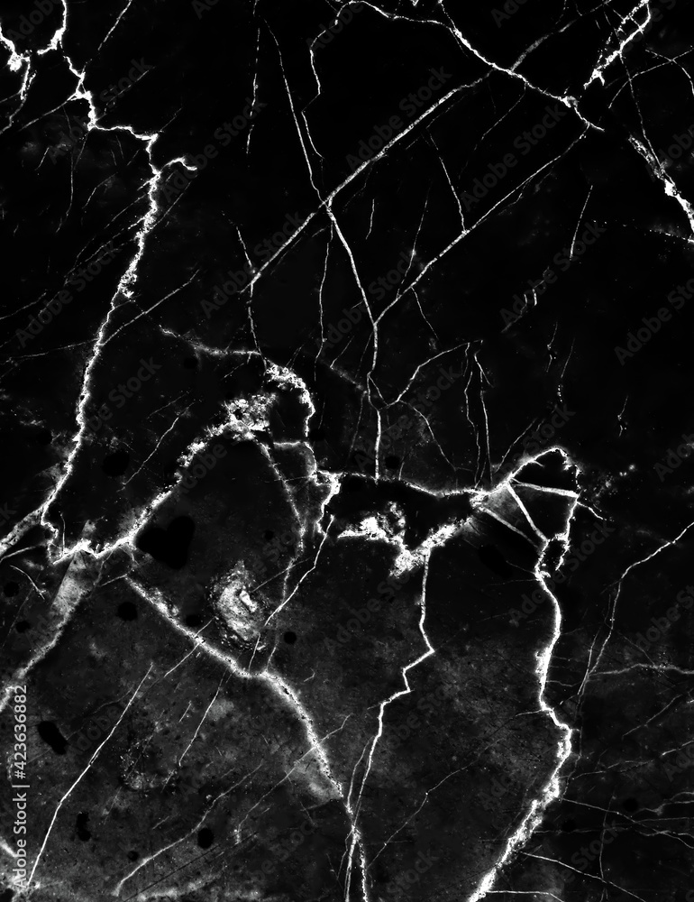 Natural marble black texture seamless  natural for abstract background