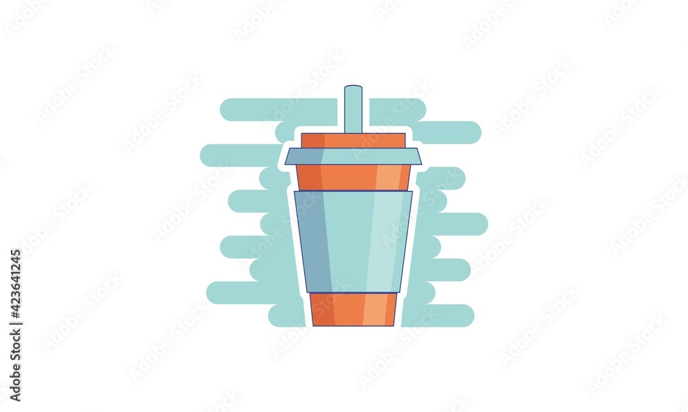 Unique cup for drink vector design Unique cup for drink vector design